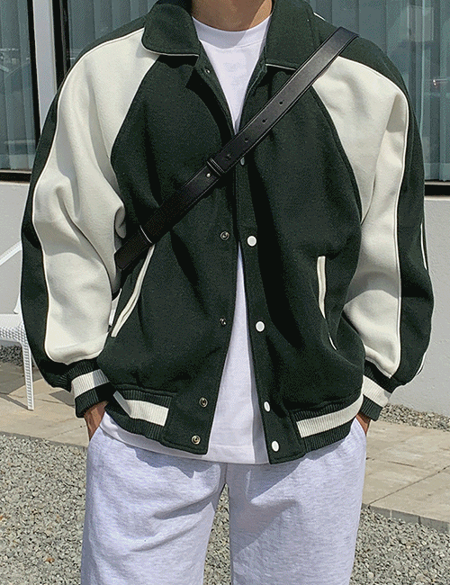 뉴진스 바시티 자켓 (4color)